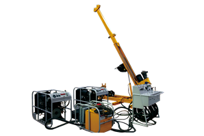 Equipamento de perfuração hidráulico do vagão